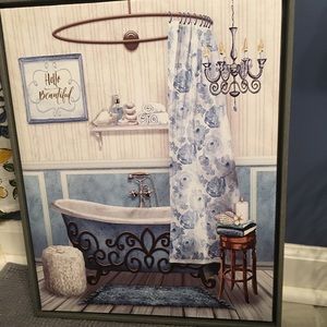 Bathroom wall art